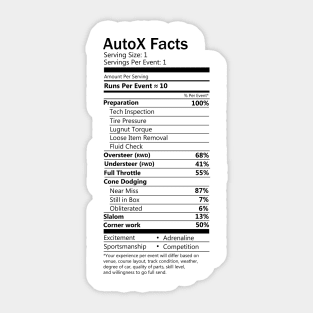 AutoX Facts Sticker